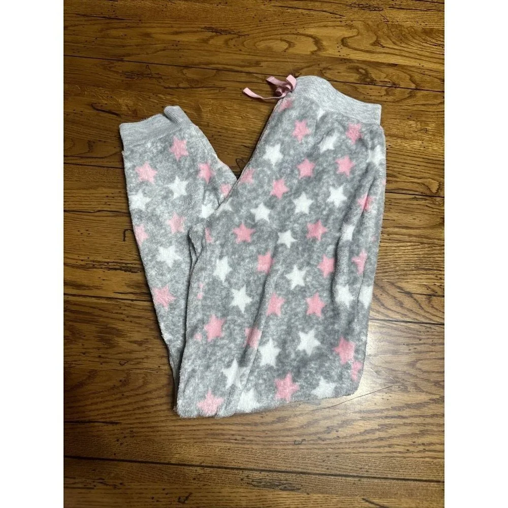 Bcbg Girls Pajama PJs 2-Pieces Lounge Set, Lg Pink & Gray, Kids Sleepwear, Soft